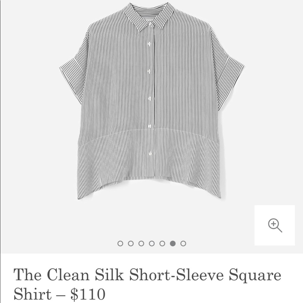 Everlane women’s silk shirt in stripe